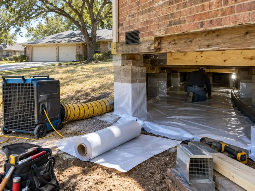 Crawl Space Repair in North Richland Hills, TX