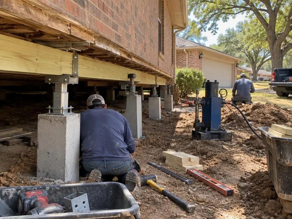 Pier & Beam Foundation Repair in North Richland Hills, TX